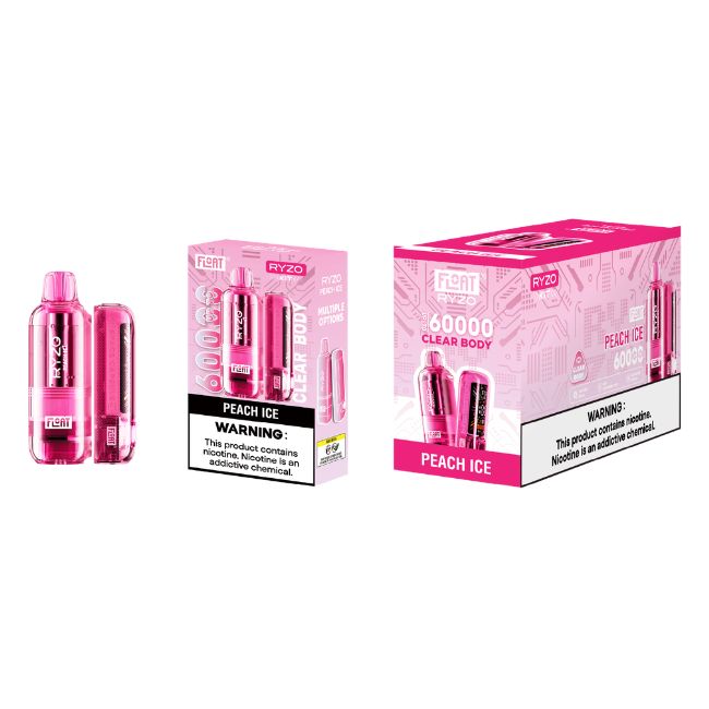 FLOAT RYZO 5% CLEAR BODY DISPOSABLE KIT (100ML) 60K PUFFS 5CT/ BOX