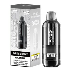 FLOAT RYZO 5% CLEAR BODY DISPOSABLE POD (200ML) 60K PUFFS 10CT/ BOX