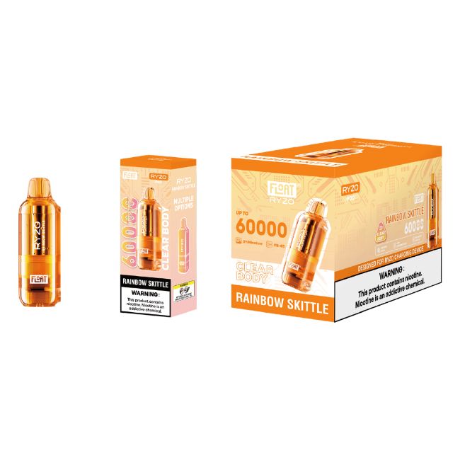 FLOAT RYZO 5% CLEAR BODY DISPOSABLE POD (200ML) 60K PUFFS 10CT/ BOX