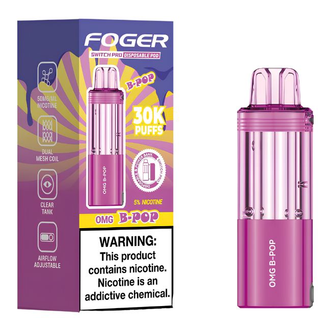 FOGER SWITCH PRO 5% DISPOSABLE POD (95ML) 30K PUFFS 5CT/ BOX