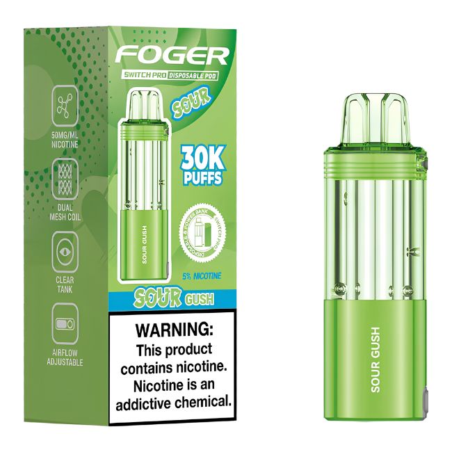 FOGER SWITCH PRO 5% DISPOSABLE POD (95ML) 30K PUFFS 5CT/ BOX