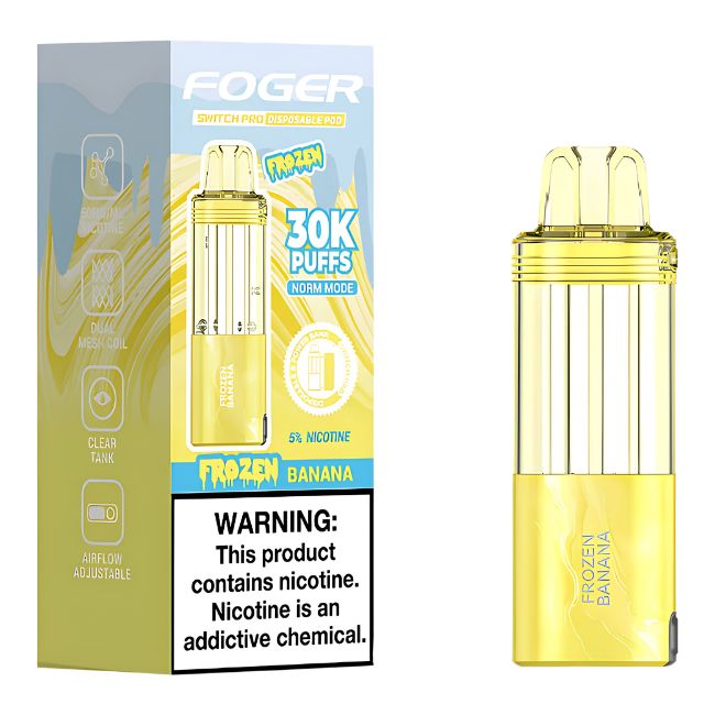 FOGER SWITCH PRO 5% DISPOSABLE POD (95ML) 30K PUFFS 5CT/ BOX