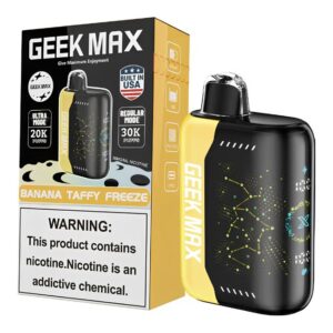 GEEK MAX GALAXY EDITION 5% DISPOSABLE (125ML) PULSE MODE 40K - REG MODE 50K PUFFS 5CT/ BOX