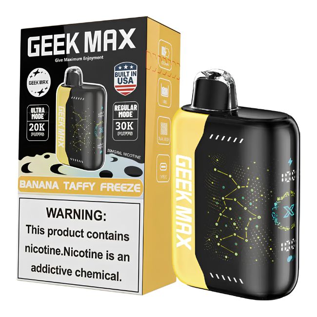 GEEK MAX GALAXY EDITION 5% DISPOSABLE (125ML) PULSE MODE 40K - REG MODE 50K PUFFS 5CT/ BOX
