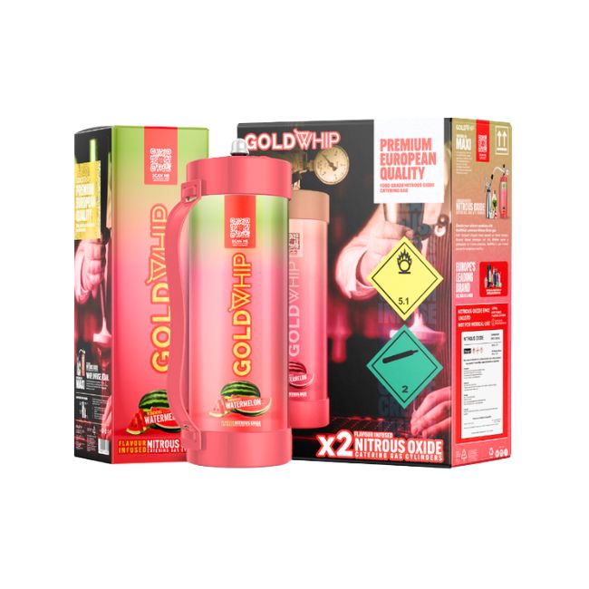 GOLD WHIP MAXI N2O 2KG / 3.3L TANK CHARGERS 2CT/ BOX