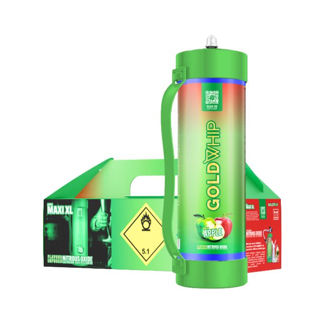 GOLD WHIP MAXI XL N2O 3KG / 4.42L TANK CHARGERS 1CT/ BOX