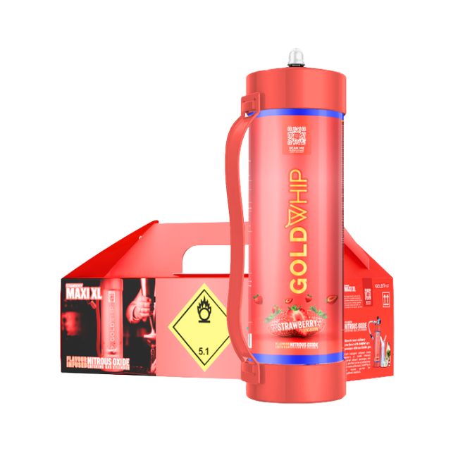 GOLD WHIP MAXI XL N2O 3KG / 4.42L TANK CHARGERS 1CT/ BOX
