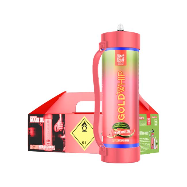 GOLD WHIP MAXI XL N2O 3KG / 4.42L TANK CHARGERS 1CT/ BOX