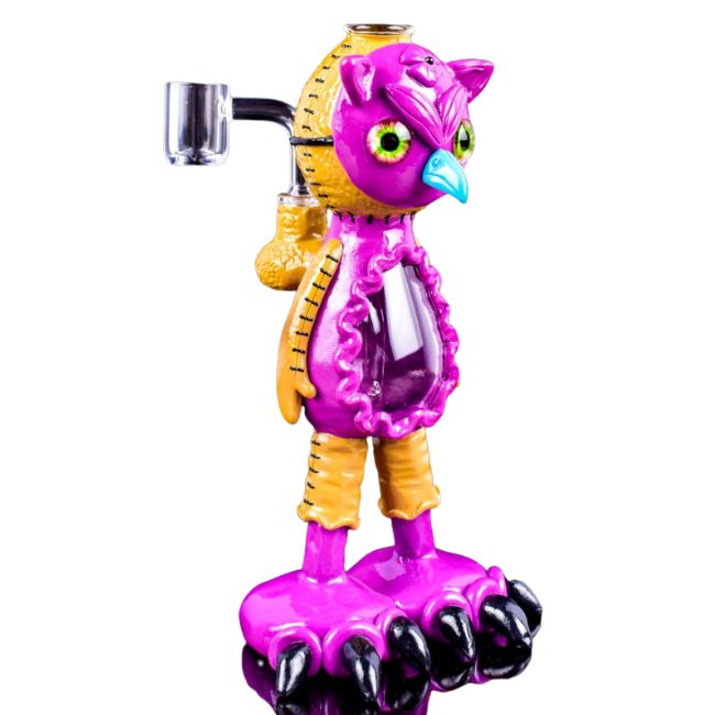 PHOENIXSTAR GLASS 8'' OWL FANCY WATER PIPE