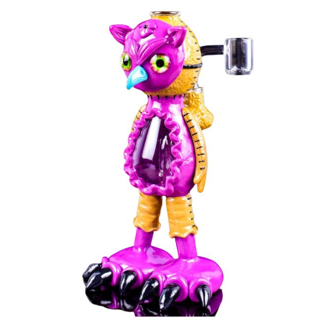PHOENIXSTAR GLASS 8'' OWL FANCY WATER PIPE