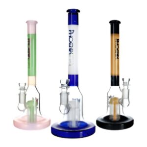 HF218 PHOENIXSTAR GLASS 14'' FANCY PERCULATOR WATER PIPE