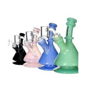 HF410 PHOENIXSTER GLASS 6.5'' FANCY COLOT TUBE WATER PIPE