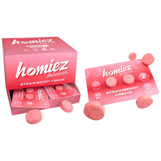 HOMIEZ BOTANICALS 50MG PER TABLET 2CT/20PK