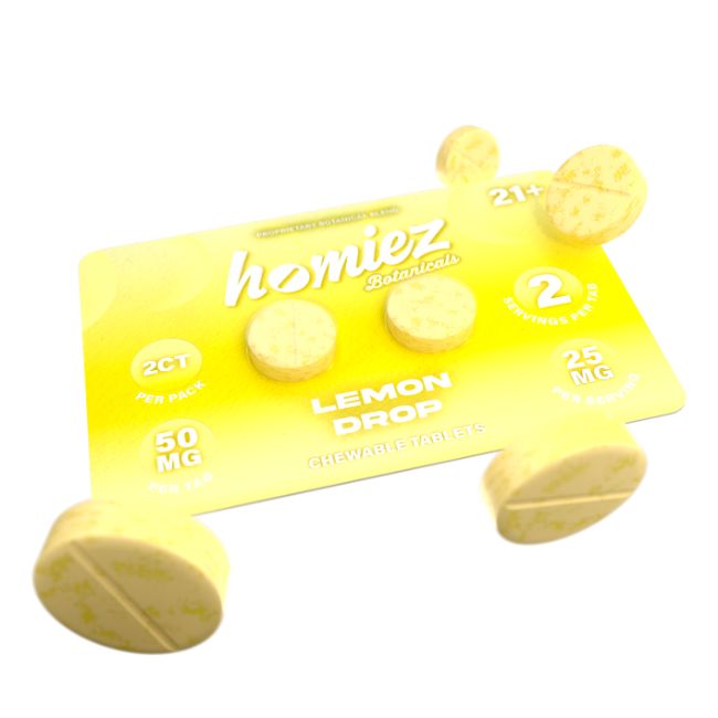 HOMIEZ BOTANICALS 50MG PER TABLET 2CT/20PK