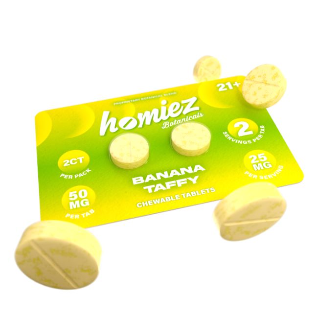 HOMIEZ BOTANICALS 50MG PER TABLET 2CT/20PK