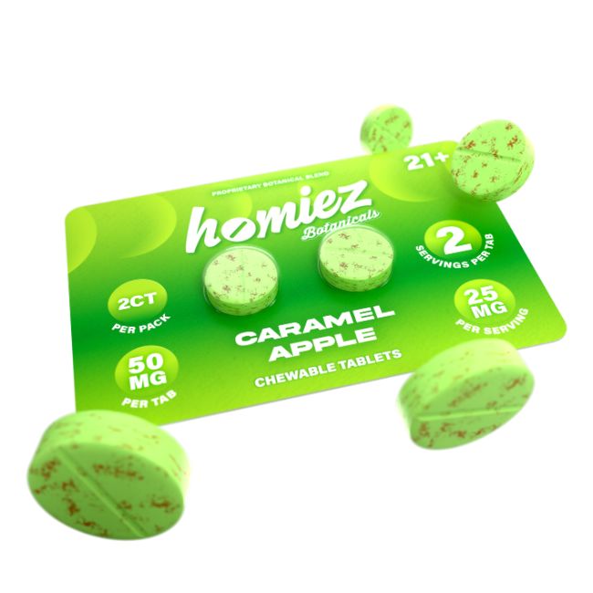 HOMIEZ BOTANICALS 50MG PER TABLET 2CT/20PK