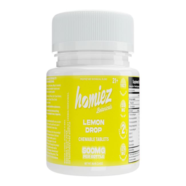HOMIEZ BOTANICALS 50MG PER TABLET 10CT/ BOTTLE