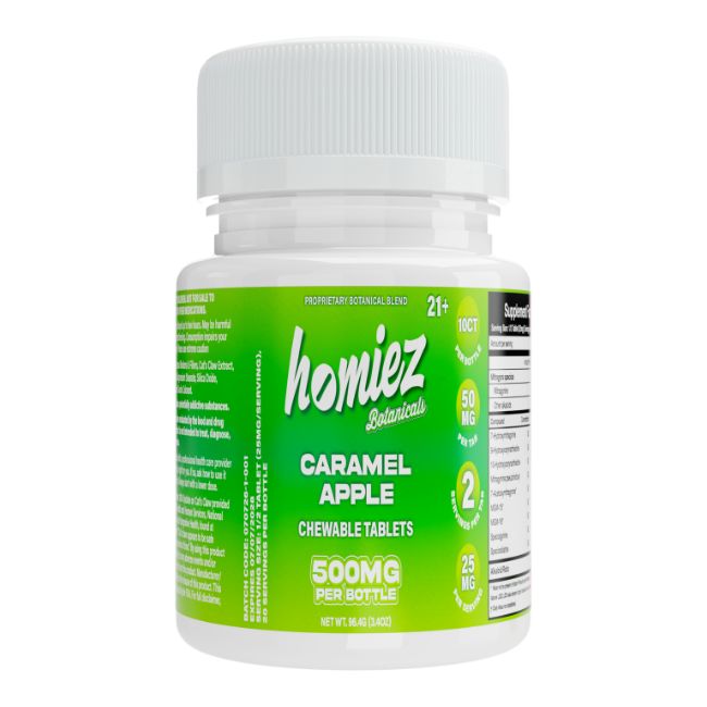 HOMIEZ BOTANICALS 50MG PER TABLET 10CT/ BOTTLE