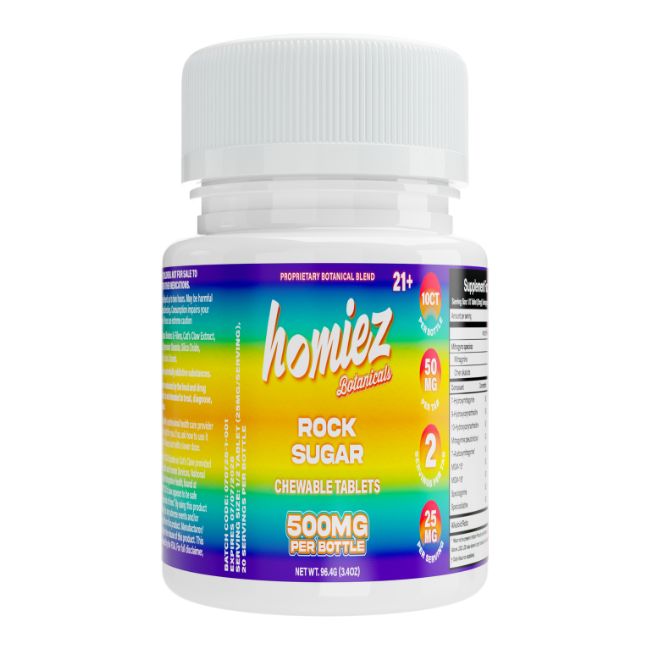HOMIEZ BOTANICALS 50MG PER TABLET 10CT/ BOTTLE