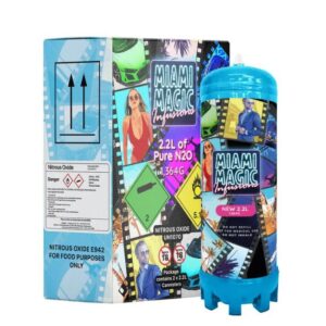 INFUSIONMIAM13641364 MIAMI MAGIC BY INFUSION PURE N2O 1364GM (2.2L) CYLINDER CHARGER 2CT/ BOX