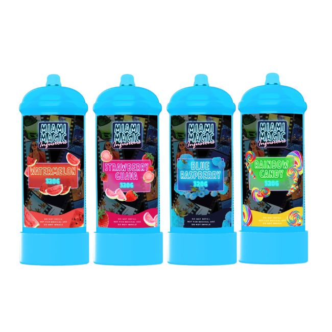 MIAMI MAGIC BY INFUSION N2O NEW 320G (0.52L) CYLINDER CHARGER 6CT/ BOX