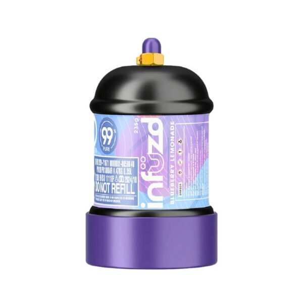 INFUZD 235G 0.35L MINI CYLINDER FLAVORED N2O CHARGERS 12CT/ BOX
