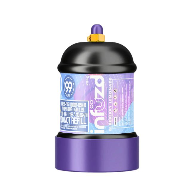 INFUZD 235G 0.35L MINI CYLINDER FLAVORED N2O CHARGERS 12CT/ BOX