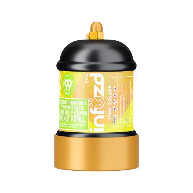 INFUZD 235G 0.35L MINI CYLINDER FLAVORED N2O CHARGERS 12CT/ BOX