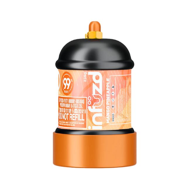 INFUZD 235G 0.35L MINI CYLINDER FLAVORED N2O CHARGERS 12CT/ BOX