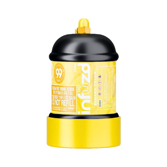 INFUZD 235G 0.35L MINI CYLINDER FLAVORED N2O CHARGERS 12CT/ BOX