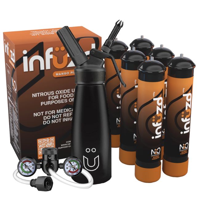 INFUZD 640G CYLINDER FLAVORED CHARGERS 6CT/ BOX