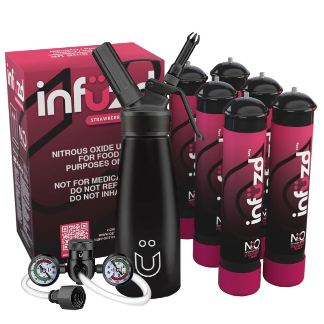 INFUZD 640G CYLINDER FLAVORED CHARGERS 6CT/ BOX