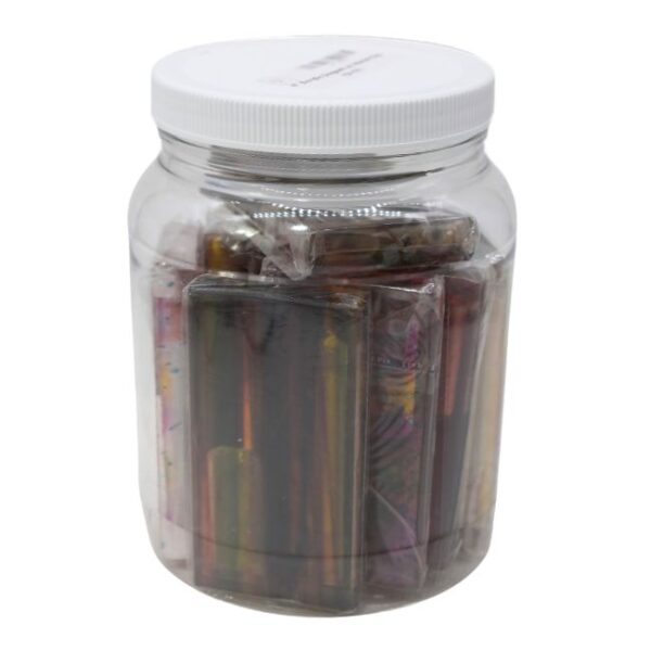 4'' LARGE ACRYLIC DUGOUT 12CT/JAR