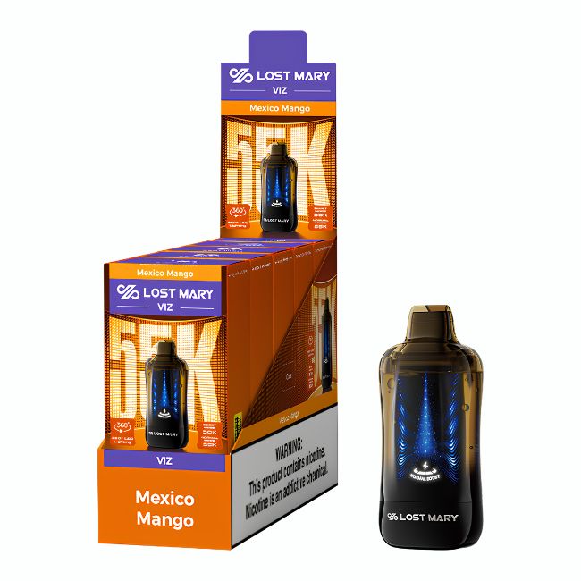 LOST MARY VIZ 5% DISPOSABLE (83.5ML) 55K PUFFS 5CT/ BOX