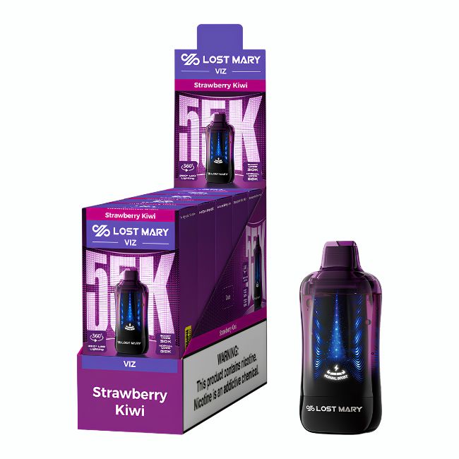 LOST MARY VIZ 5% DISPOSABLE (83.5ML) 55K PUFFS 5CT/ BOX