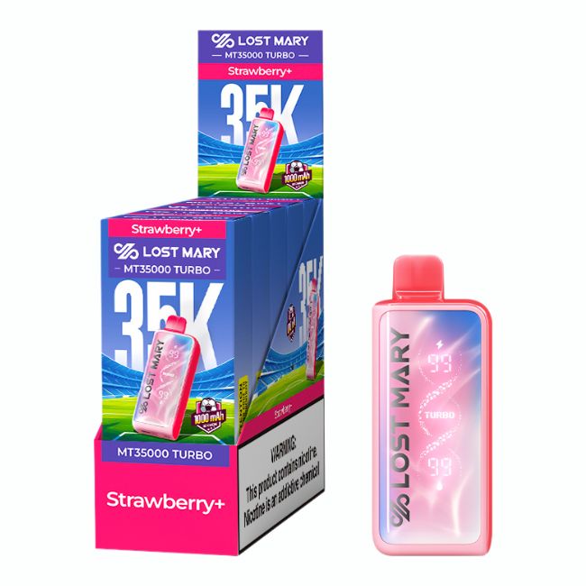 LOST MARY MT35000 TURBO WORLD CUP & CARNIVAL SERIES 5% DISPOSABLE (90ML) 35K PUFFS 5CT/ BOX