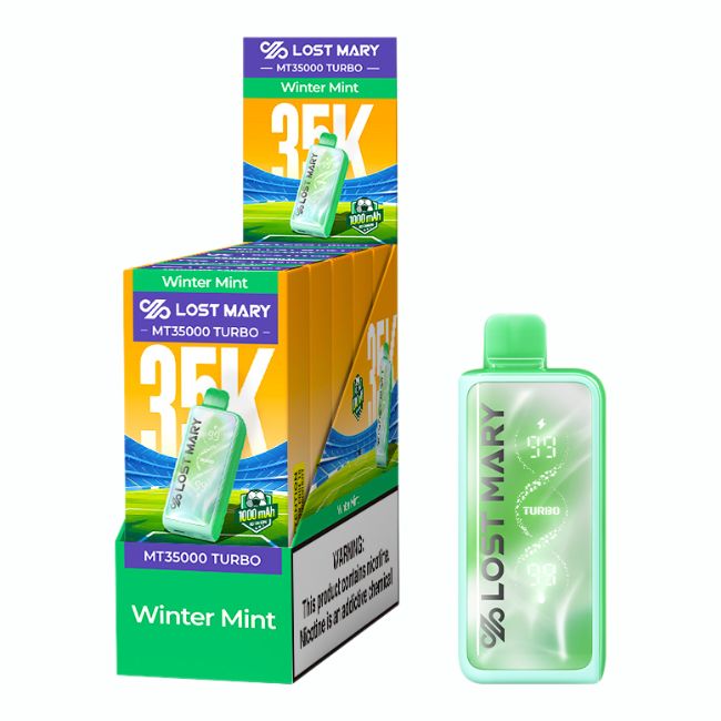 LOST MARY MT35000 TURBO WORLD CUP & CARNIVAL SERIES 5% DISPOSABLE (90ML) 35K PUFFS 5CT/ BOX