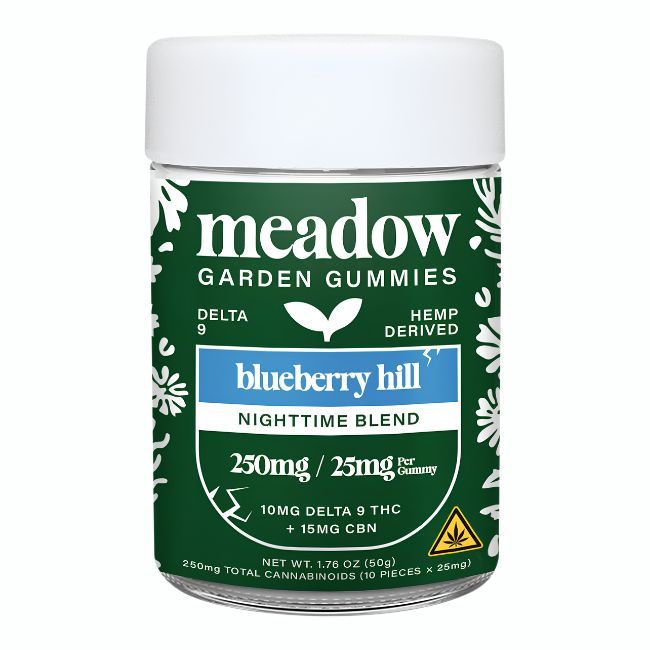 MEADOW D9 THC + CBD 250MG GUMMIES 10CT/ JAR