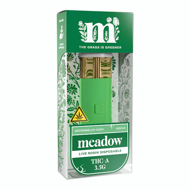 MEADOW THC-A LIVE ROSIN 3.5GM DISPO 6CT/ BOX