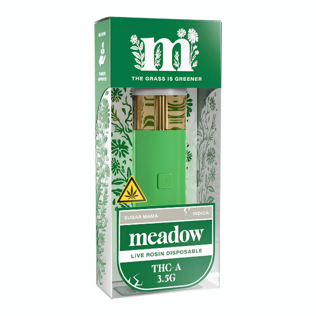 MEADOW THC-A LIVE ROSIN 3.5GM DISPO 6CT/ BOX