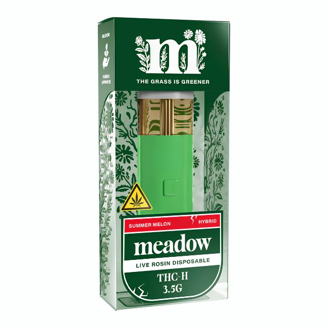 MEADOW THC-H LIVE ROSIN 3.5GM DISPO 6CT/ BOX
