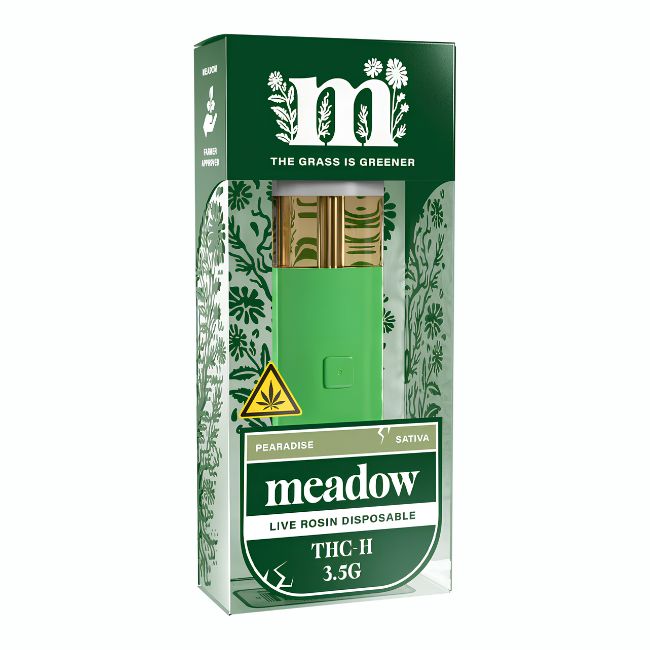 MEADOW THC-H LIVE ROSIN 3.5GM DISPO 6CT/ BOX