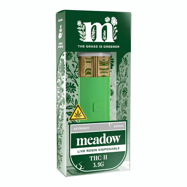 MEADOW THC-H LIVE ROSIN 3.5GM DISPO 6CT/ BOX