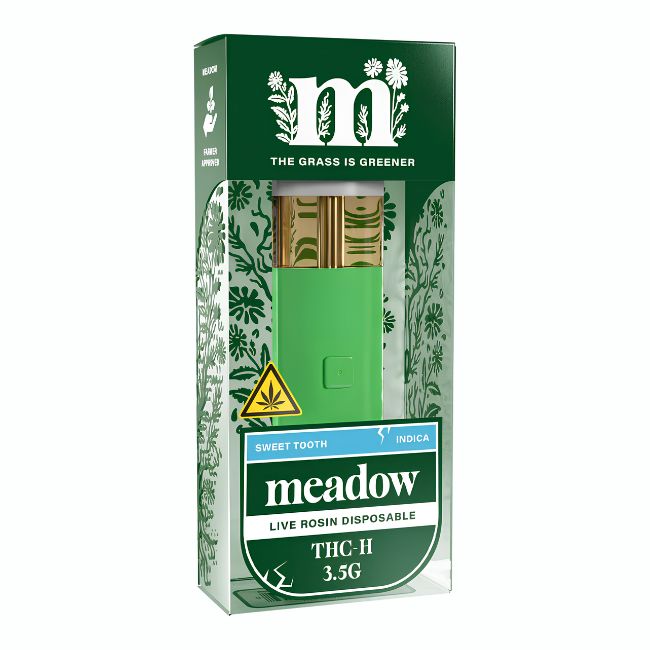MEADOW THC-H LIVE ROSIN 3.5GM DISPO 6CT/ BOX