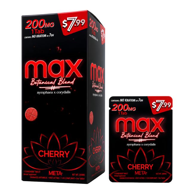 META TABZ MAX BOTANICAL BLEND 200MG PER TABLET 1CT/ 30PK (PRE PRICED $7.99)