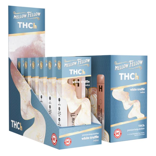 MELLOW FELLOW THCH + CBD + CBG + CBN 0.5ML DISPO 6CT/ BOX