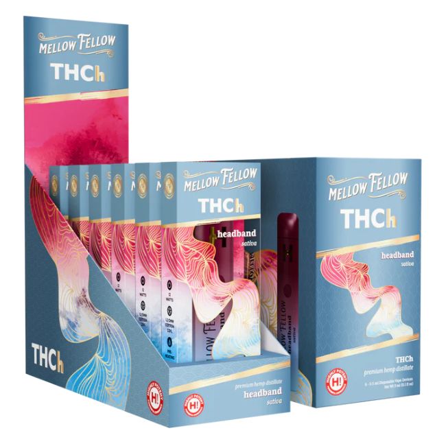 MELLOW FELLOW THCH + CBD + CBG + CBN 0.5ML DISPO 6CT/ BOX