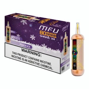 MFU SHISHA X4 5% DISPOSABLE (300ML) 80K PUFFS 5CT/ BOX