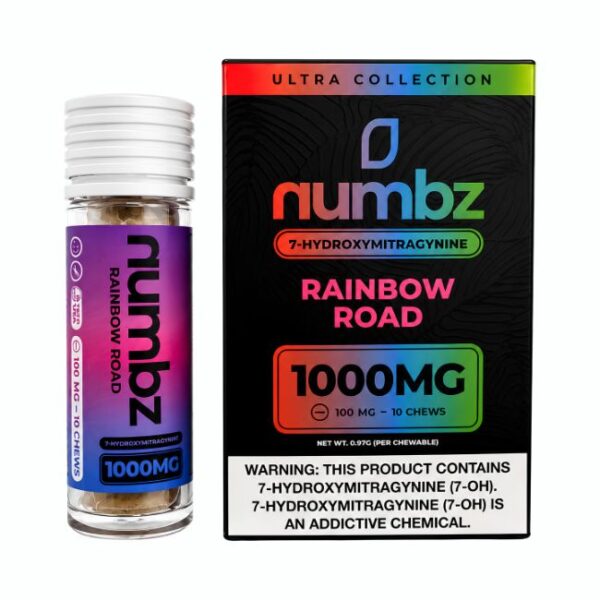 NUMBZ 7-HYDROXY ULTRA COLLECTION 100MG PER TABLET 10CT JAR 5PK/BOX