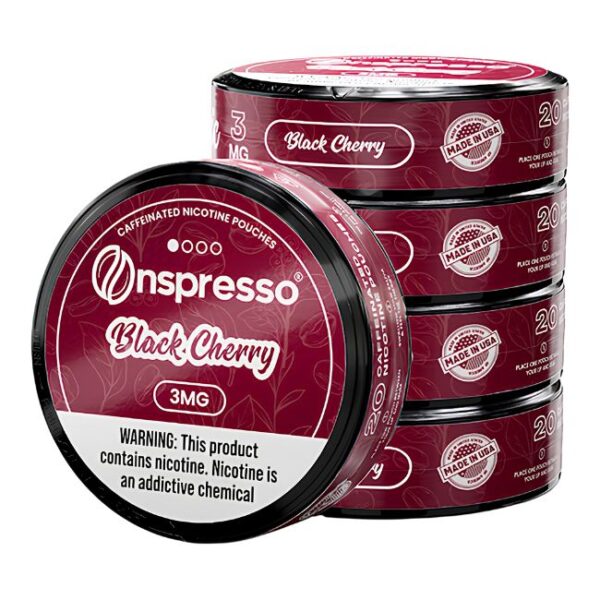 ONSPRESSO CAFFEINATED NIC - 5 CANS / PACK "20 POUCHES PER CAN"